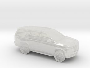 1/72  2021 Cadillac Escalade Shell in Clear Ultra Fine Detail Plastic