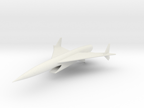 F-302A Scimitar Ramjet Interceptor in White Natural Versatile Plastic: 1:200