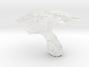 Alien blaster - 1:6 scale in Clear Ultra Fine Detail Plastic