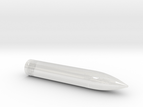 rocket20th v4 in Clear Ultra Fine Detail Plastic