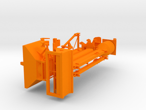 Vibro compaction unit for Bauer BG24H - scale 1/50 in Orange Smooth Versatile Plastic
