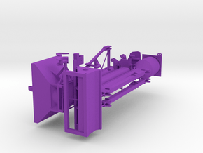 Vibro compaction unit for Bauer BG24H - scale 1/50 in Purple Smooth Versatile Plastic