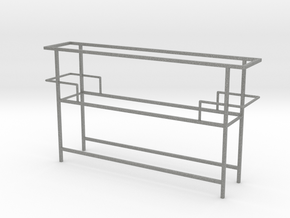 Miniature Luxury Bar Console Table Frame in Gray PA12