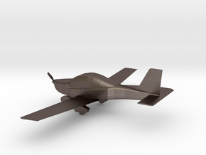 Lionceau plane in Polished Bronzed Silver Steel