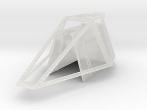 1/32 TOS Colonial Viper Hinged Cockpit Canopy  in Clear Ultra Fine Detail Plastic