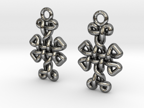 Complex knot in Polished Silver