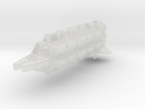  Cardassian Military Freighter 1/1000 in Clear Ultra Fine Detail Plastic
