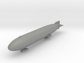 Zeppelin P-Type of WW1 1:1250 and 1200 scale in Gray PA12: 1:1250