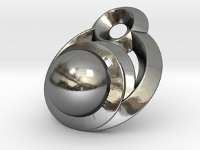 Sphere Orb in Polished Silver
