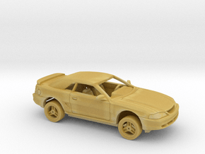 1/160 1994-98 Ford Mustang Closed Convertible Kit in Tan Fine Detail Plastic