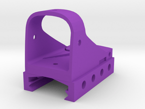 Trike Mock Red Dot Reflex Sight for Picatinny Rail in Purple Smooth Versatile Plastic