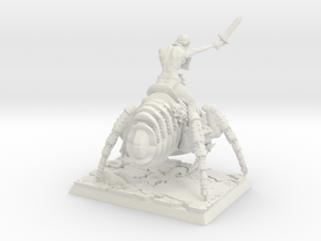 Chaos Flea Rider in White Natural Versatile Plastic