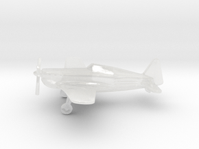 Morane-Saulnier M.S.406 in Clear Ultra Fine Detail Plastic: 1:200