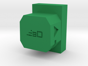 Modulus Shoulder Stock Adapter for SplatRBall Toy in Green Processed Versatile Plastic
