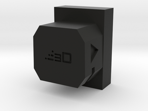 Modulus Shoulder Stock Adapter for SplatRBall Toy in Black Smooth Versatile Plastic
