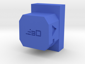 Modulus Shoulder Stock Adapter for SplatRBall Toy in Blue Smooth Versatile Plastic