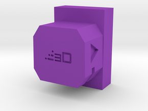 Modulus Shoulder Stock Adapter for SplatRBall Toy in Purple Smooth Versatile Plastic