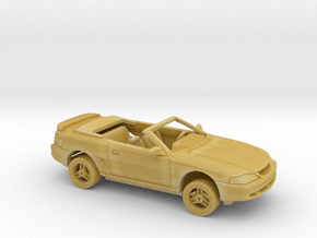1/160 1994-98 Ford Mustang Open Convertible Kit in Tan Fine Detail Plastic