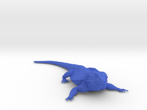 Realistic Bearded Dragon Model 1 of 3 in Blue Smooth Versatile Plastic
