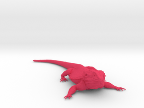 Realistic Bearded Dragon Model 1 of 3 in Pink Smooth Versatile Plastic
