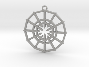 Rejection Emblem 01 Medallion (Sacred Geometry) in Aluminum
