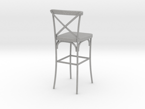 Miniature Industrial Bar Stool in Aluminum