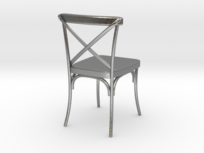 Miniature Industrial Dining Chair in Natural Silver