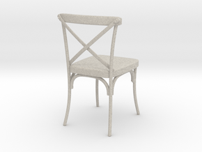 Miniature Industrial Dining Chair in Natural Sandstone