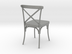 Miniature Industrial Dining Chair in Gray PA12