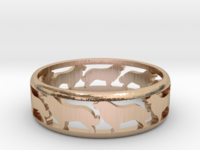 Leonberger ring  in 9K Rose Gold : 5 / 49