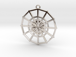 Rejection Emblem 02 Medallion (Sacred Geometry) in Platinum