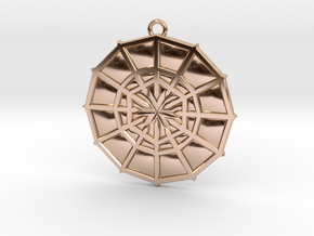 Rejection Emblem 04 Medallion (Sacred Geometry) in 9K Rose Gold 