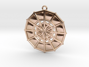 Rejection Emblem 06 Medallion (Sacred Geometry) in 9K Rose Gold 
