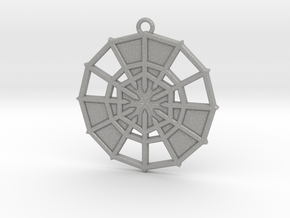 Rejection Emblem 09 Medallion (Sacred Geometry) in Aluminum