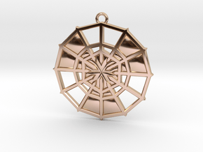 Rejection Emblem 10 Medallion (Sacred Geometry) in 9K Rose Gold 