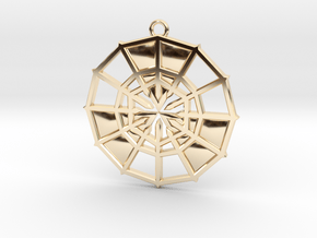 Rejection Emblem 11 Medallion (Sacred Geometry) in 14K Yellow Gold