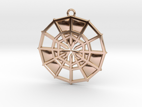 Rejection Emblem 11 Medallion (Sacred Geometry) in 9K Rose Gold 