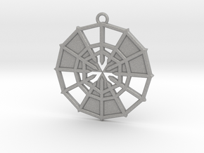 Rejection Emblem 12 Medallion (Sacred Geometry) in Aluminum