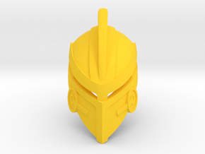 Champion Toa Gaaki Mask in Yellow Smooth Versatile Plastic