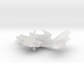 North American XA2J (folded wings) in Clear Ultra Fine Detail Plastic: 1:400