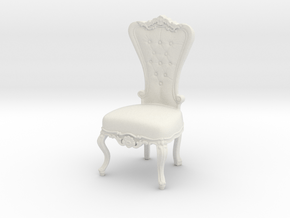 Barroque_Chair_Ver02_1-24_Rev01.0 in White Natural Versatile Plastic