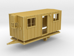 Construction Trailer 1-87 HO Scale WSF in Tan Fine Detail Plastic