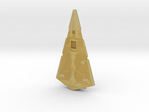 ISD Imperial Star Destroyer TEST in Tan Fine Detail Plastic: Extra Small