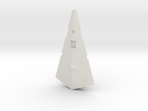 ISD Imperial Star Destroyer TEST in White Natural Versatile Plastic: Small