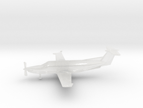Pilatus PC-12 in Clear Ultra Fine Detail Plastic: 6mm