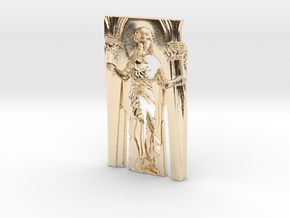 Jesus Christ King of Mankind Death of No Deity 3D  in 9K Yellow Gold 
