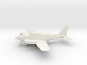 Piper PA-30 Twin Comanche in White Natural Versatile Plastic: 1:64 - S