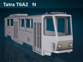 Tatra T6A2 N [body] in Tan Fine Detail Plastic