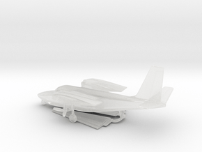 Rockwell AC-500 S Shrike Commander in Clear Ultra Fine Detail Plastic: 1:200
