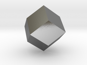 01. Geodesic Cube Pattern 1 - 10mm in Polished Silver